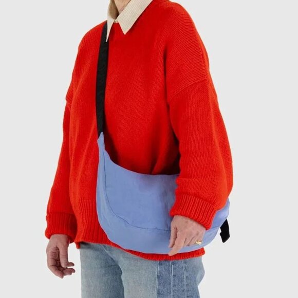 NWT Baggu Medium Crescent Bag - Cornflower - Picture 5 of 6